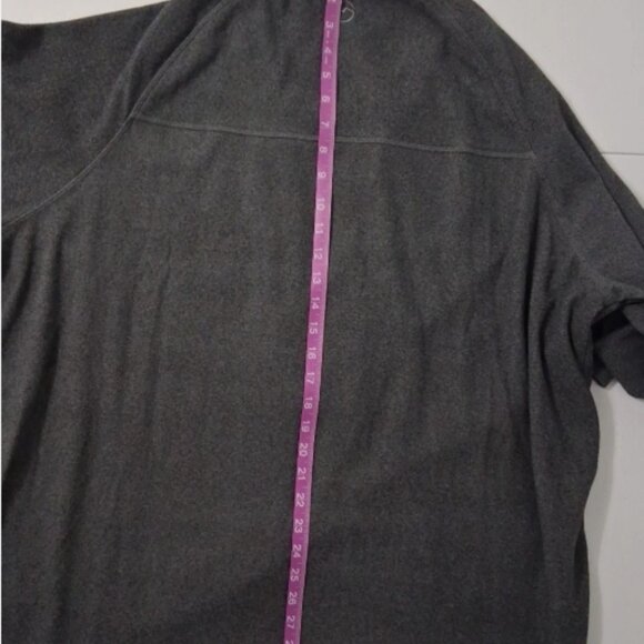 Magellan Shirt Mens 3XL Classic Fit LS Pullover Crew Neck Zip Chest Pocket Gray - Picture 10 of 11